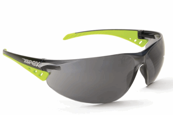 Safety Spec Smoke Lens Wraparound
