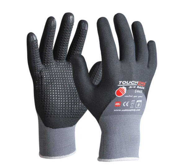 3/4 Black Glove with micro dot