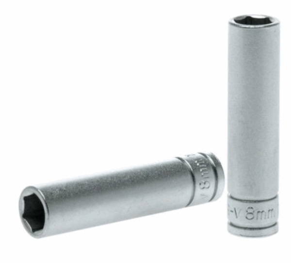 Teng 1/4in Dr Deep Socket 8mm