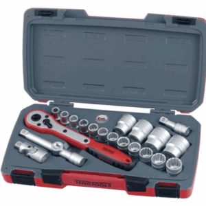 Teng 21pc 1/2in Met Reg Socket