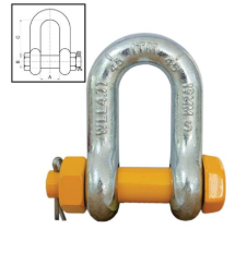D ShackleYellow Pin -Safe 4.7T