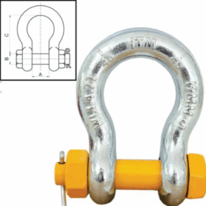 Bow  ShackleYellow Pin Safe 2T