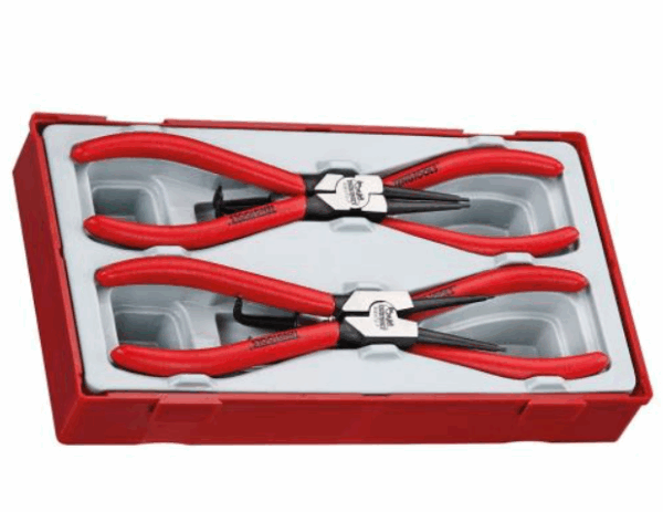 Teng 4pc MB 7in Snap-Ring (Circlip) Plier Set - TC-Tray