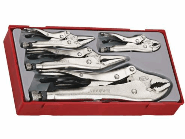 Teng 5pc Power Grip Plier Set