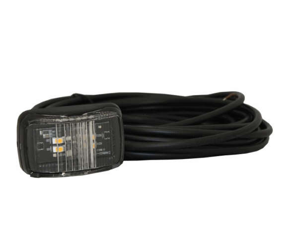 12/24V 6M No Plug Amber LED La