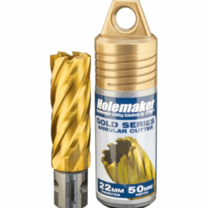 Holemaker Uni Shank Tinite (Tin) Cutter 22mmx50mm