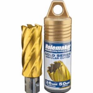 Holemaker Uni Shank Tinite (Tin) Cutter 26mmx50mm