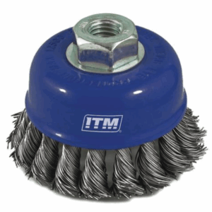 ITM Twist Knot Cup Brush Steel 75mm