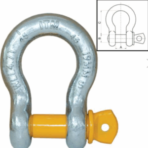 Bow ShackleYellow Pin Scr P3.2