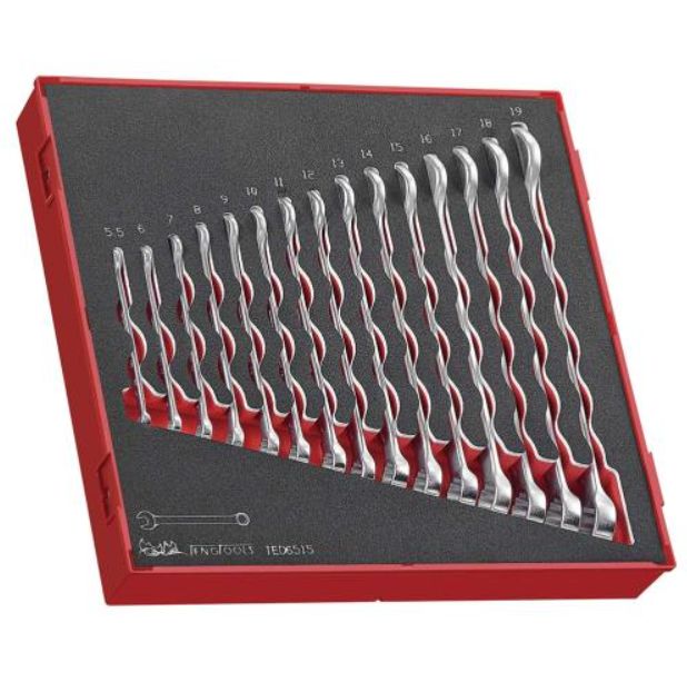 15pc Comb Spanner Set 5.5-19mm