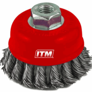 ITM Twist Knot Cup Brush Stainless Steel 75mm