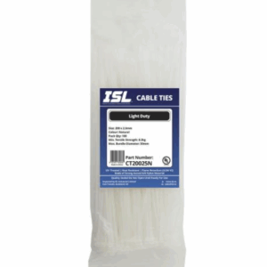 200x2.5mm Nylon Cable Tie - Na