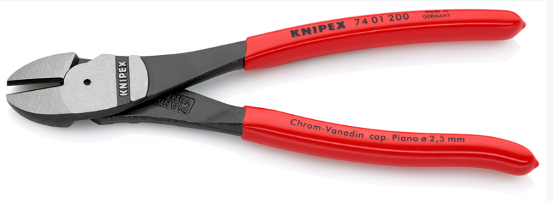 Knipex Pliers Diag Cut 200mm Hi/Lever