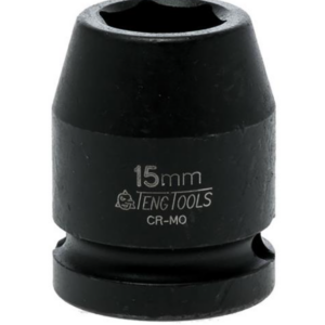 Teng 1/2in Dr. Impact Socket 15mm DIN