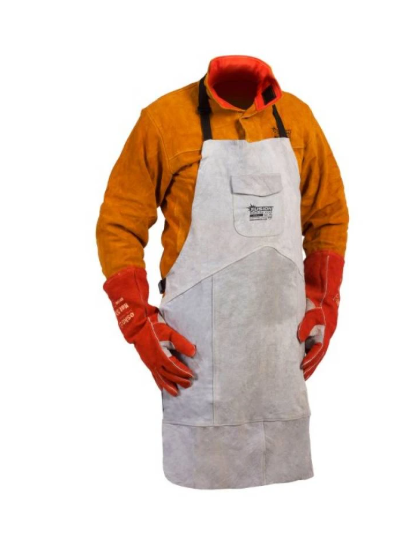 Chrome Leather Welders Apron L