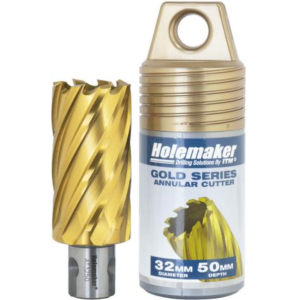Holemaker Uni Shank Tinite (Tin) Cutter 32mmx50mm
