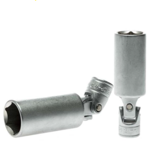 Teng 3/8in Dr. Uni-Joint Spark Plug Socket 21mm