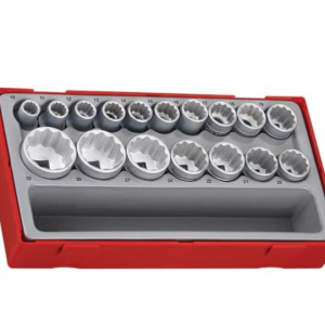 Teng 17pc 1/2in Dr. Socket Set 10-32mm